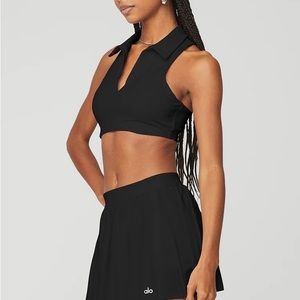 Alo Charmed Collar Bra Tank